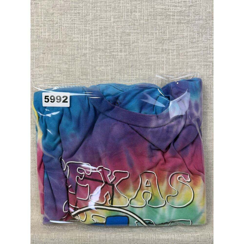 Buc-ee’s Texas Tie Dye T-Shirt Mens 2XL Beaver Logo Multicolor Graphic Tee - Picture 6 of 6